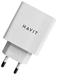 Сетевое зарядное устройство Havit HV-UC1015 18W 3.1A QC3.0 USB-А White