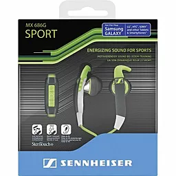 Навушники Sennheiser MX 686G SPORTS Green - мініатюра 5