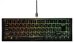 Клавіатура 2E Gaming KG360UBK RGB Ukr (2E-KG360UBK) Black - відкрите пакування