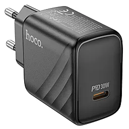 Сетевое зарядное устройство Hoco CS22A Value 30w PD USB-C home charger black - миниатюра 2