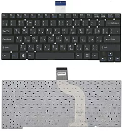 Клавиатура для ноутбука Sony Vaio Ultrabook SVT14 без рамки 006628 черная