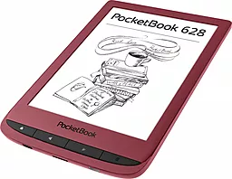 Электронная книга PocketBook 628 Touch Lux5  (PB628-R-CIS) Ruby Red - миниатюра 2