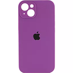 Чехол Silicone Case Full Camera for Apple IPhone 14 Plus Grape