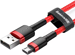 Кабель USB Baseus Cafule 2M micro USB Cable Red (CAMKLF-C09) - миниатюра 4