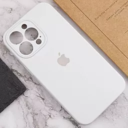 Чехол Silicone Case Full Camera для Apple iPhone 15 Pro Max white - миниатюра 3