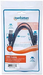 USB Кабель Manhattan Mini USB 1.8m Black (333375) - мініатюра 3