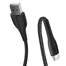 Кабель USB ColorWay LED micro USB Cable Black - миниатюра 3