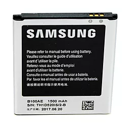 Акумулятор Samsung S7272 Galaxy Ace 3 DUOS / B100AE (1500 mAh) (3 контакта) - мініатюра 4