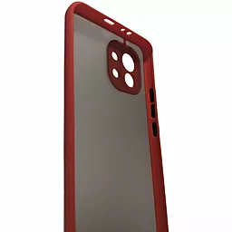 Чехол Bumper Matte для Xiaomi Redmi 12 4G Red/Black - миниатюра 2
