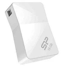 Флешка Silicon Power 16Gb Touch T08 White USB 2.0 (SP016GBUF2T08V1W) - миниатюра 2