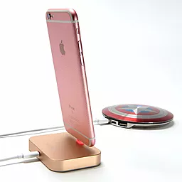 Док-станция Coteetci Base12 iPhone Stand Gold (CS5015-CE) - миниатюра 3