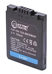 Акумулятор для фотоапарата Panasonic S001E, DMW-BCA7 (700 mAh) DV00DV1096 ExtraDigital - мініатюра 2