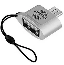 OTG-перехідник Earldom ET-OT04 micro USB to USB 2.0 Silver
