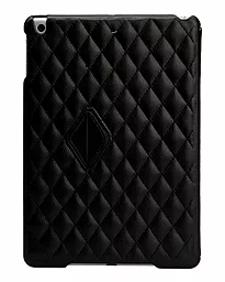 Чехол для планшета JisonCase Microfiber quilted leather case for iPad Air Black [JS-ID5-02H10] - миниатюра 2