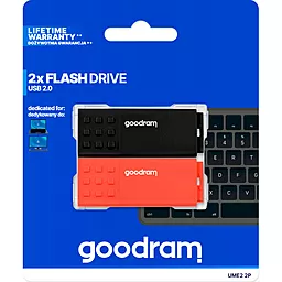 Флешка GooDRam 2x64 GB UME2 MIX 2-PACK USB (UME2-0640MXR11-2P) - миниатюра 5