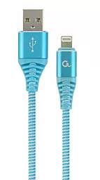 Кабель USB Cablexpert Premium 2m 2.1a Lightning Cable Blue (CC-USB2B-AMLM-2M-VW)