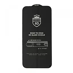 Защитное стекло 1TOUCH  6D EDGE TO EDGE для Apple IPhone 13 Pro Max/ 14 Plus (без упаковки) Black