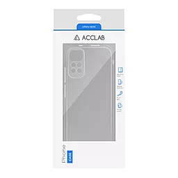 Чехол ACCLAB Anti Dust для Xiaomi Redmi Note 11 Transparent - миниатюра 2