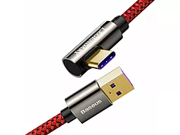 Кабель USB Baseus Legend Series Elbow Fast Charging 66Ww 6a USB Type-C cable  red (CACS000409) - миниатюра 2