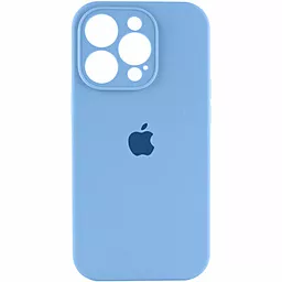 Чехол Silicone Case Full Camera для Apple iPhone 15 Pro Max Cornflower