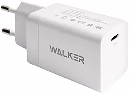 Сетевое зарядное устройство Walker WH-65 65w GaN PD USB-C ports fast charger white - миниатюра 5