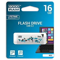 Флешка GooDRam 16GB Cl!ck White USB 2.0 (UCL2-0160W0R11) - мініатюра 4