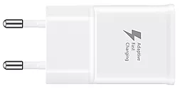Сетевое зарядное устройство с быстрой зарядкой Samsung Adaptive Fast Charger QC 2.0 без кабеля White (EP-TA200) - миниатюра 3