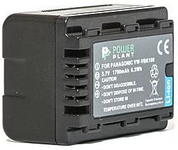 Акумулятор для відеокамери Panasonic VW-VBK180 (1700 mAh) DV00DV1291 PowerPlant