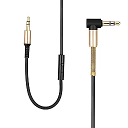 Аудіо кабель Hoco mini-Jack (3.5 mm) - mini-Jack (3.5 mm) Black (UPA02) - мініатюра 2