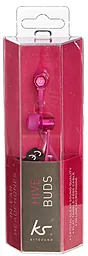 Наушники KS Hive In-Ear Headphones Pink - миниатюра 4