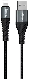Кабель USB Hoco X38 Cool 12W 2.4A Lightning Cable Black