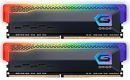 Оперативная память Geil DDR4 16GB (2x8GB) 3200MHz Orion RGB Titanium (GOSG416GB3200C16BDC) Gray