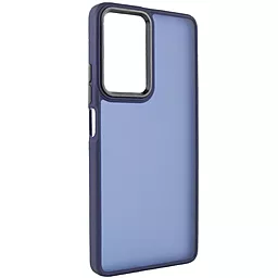 Чехол Epik TPU+PC Lyon Frosted для Samsung Galaxy A14 4G/5G  Navy Blue - миниатюра 2