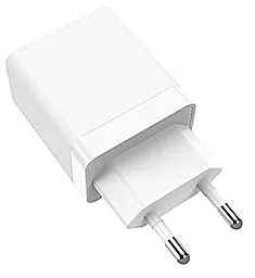 Сетевое зарядное устройство XO L75 2USB 2.4A + MicroUSB Cable White - миниатюра 2
