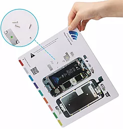 Магнитный мат MECHANIC для раскладки винтов и запчастей при разборке Apple iPhone 6 - миниатюра 4