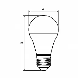 Світлодіодна лампа (LED) EUROLAMP ЕКО А65 20W E27 3000K (LED-A65-20272(D)) - мініатюра 3