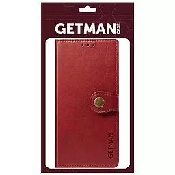 Чехол GETMAN Gallant (PU) для Xiaomi Redmi 12 4G Red - миниатюра 4