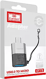 OTG-переходник Earldom ET-OT73M M-F micro USB -> USB A 3.0 Black - миниатюра 2