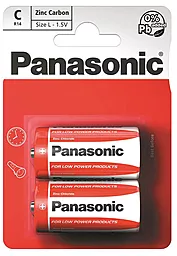 Батарейки Panasonic C (LR14) Red Zinc 2шт (R14REL/2BPR)