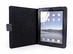 Чехол для планшета Tuff-Luv Multi-View Natural Hemp Case Cover Stand for iPad 2,3,4 Charcoal Black (E4_24) - миниатюра 5