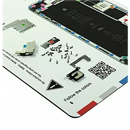 Магнітний мат MECHANIC для розкладки гвинтів і запчастин при розборі Apple iPhone 6 - мініатюра 5