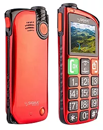 Мобільний телефон Sigma mobile Comfort 50 Light Dual Sim Red - мініатюра 3