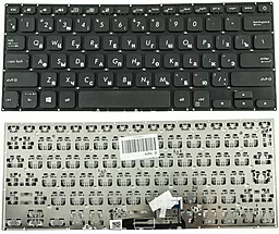 Клавиатура для ноутбука Asus X430 series без рамки Black