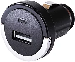 Автомобильное зарядное устройство STRAX single usb car charger 2.4a black (4029948595757)