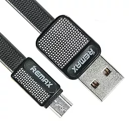 Кабель USB Remax Platinum micro USB Cable Black (RC-044m) - миниатюра 2
