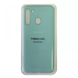 Чехол Epik Silicone Case Full для Samsung Galaxy A21 A215 (2020) Turquoise