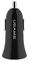 Автомобильное зарядное устройство Usams Car Charger 2 USB 2.1A Black (US-CC019)