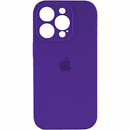 Чехол Silicone Case Full Camera for Apple IPhone 14 Pro Amethist