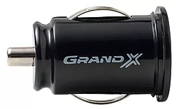 Автомобильное зарядное устройство Grand-X 2.1a 2xUSB-A ports car charger black (CH-02) - миниатюра 3