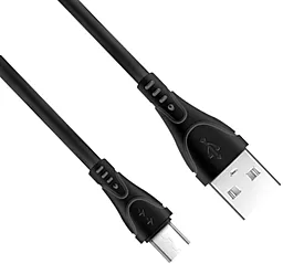 Кабель USB XoKo 10W 2A micro USB Cable Black (XK-SC-112m-BK) - миниатюра 2